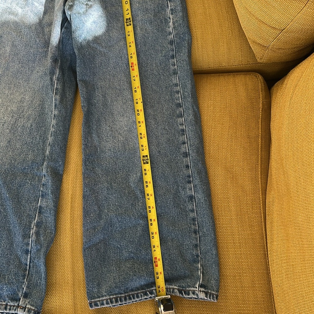 Zara Button Wide Leg Jeans - Picture 5 of 6